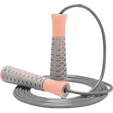 Скакалка PowerPlay 4206 Jump Rope PRO+ Серо/Розовая (2,75m.)