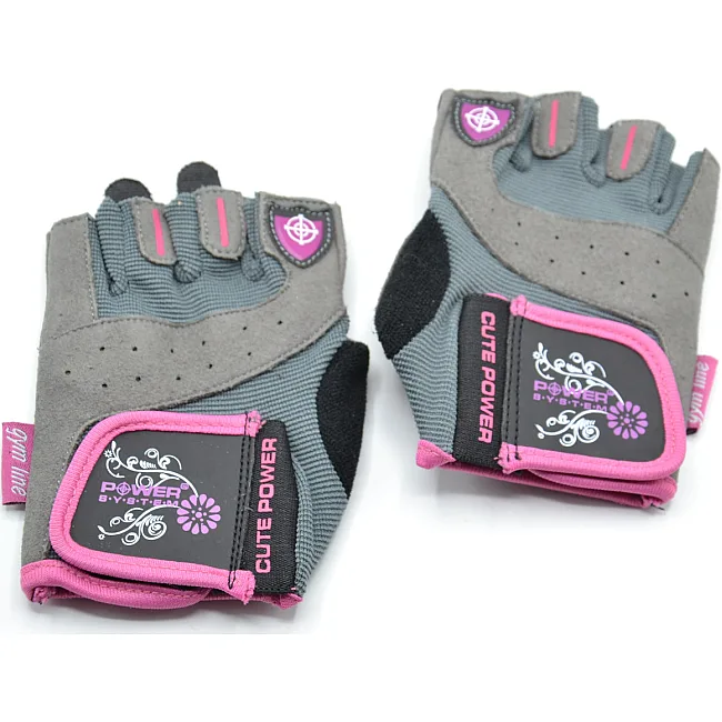 Перчатки для фитнеса Power System PS-2560 Cute Power женские Pink