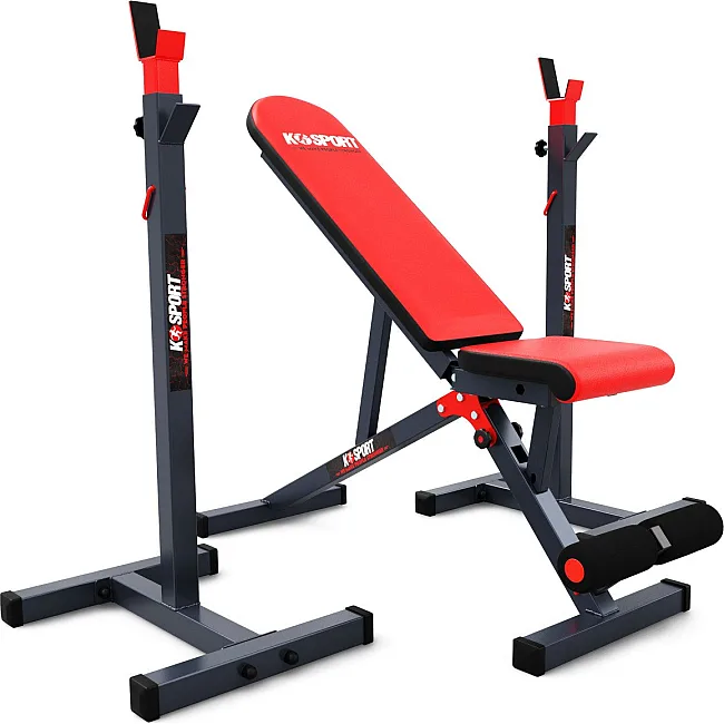 Скамейка для жима со стойками K-Sport KSSL099