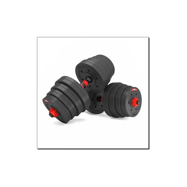 Набор штанга+гантели HMS SGР30 - 30 кг, черно-красный. 