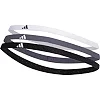 Пов'язки на голову ADIDAS Hairbands 3pk чорний, сірий, білий OSFM