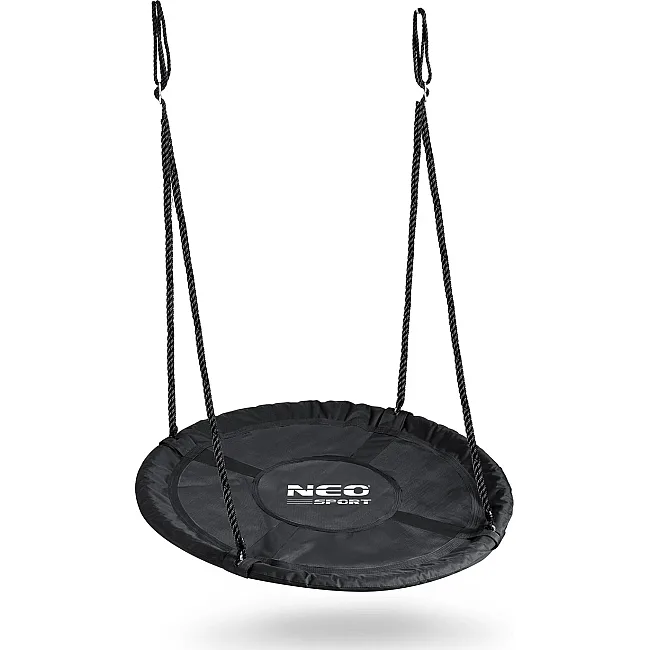 Гойдалка Neo-Sport NS-103 Гніздо лелеки 110 см, чорна