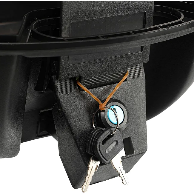Центральный кофр задний для мотоцикла пластиковый Top Case JUHAO M-938 1шт 39x36x28см (Черный-красный)