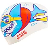 Шапочка для бассейна силиконовая для взрослых MADWAVE Baby shark M057432 (Белый)