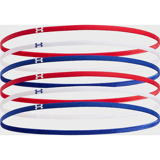 Пов'язка на голову жіноча UNDER ARMOUR W MINI ELASTIC 6PK мультиколор