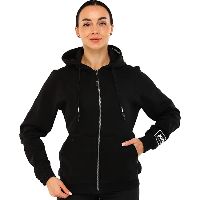 Спортивная кофта
 женская на молнии с капюшоном JOMA

 URBAN STREET 902423-100 (Черный)
