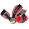 Крюки для тяги на запястье MadMax MFA-330 Lat Hooks Antic silver/Grey/Red