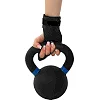 Гимнастические накладки перчатки для турника 3 HOLE CARBON HAND GRIPS EZOUS D-15 2шт (Черный)