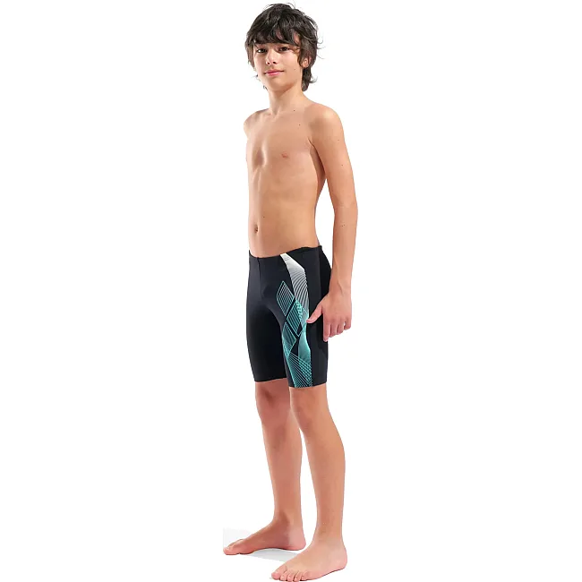 Плавки-шорти для хлопчиків Arena SEA WATER SWIM JAMMER чорний, бірюзовий