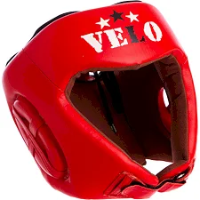 Боксерский шлем профессиональный кожаный AIBA VELO 3080