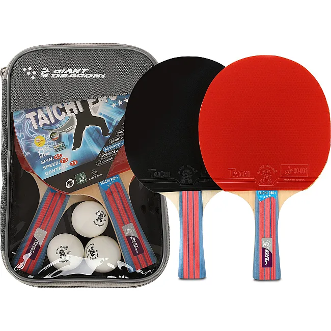 Набор для настольного тенниса GIANT DRAGON TAICHI P40+3star MT-6505 с чехлом