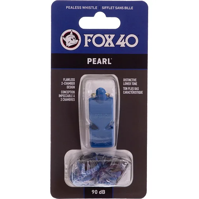 Свисток спортивный судейский пластиковый со шнурком PEARL FOX40
-PEARL (Зеленый)