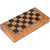 Шахматы шашки нарды 3 в 1 набор настольных игр из бамбука SP-SPORT
 341-163
 40x40см