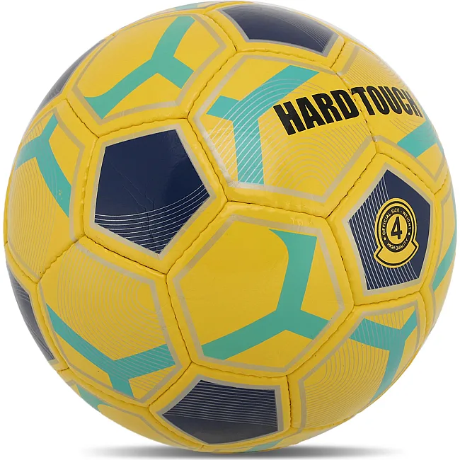 Футзальний м'яч HARD TOUCH FB-5040 №4 PU (Жовтий-блакитний)