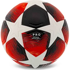 Футбольний м'яч SELECTARS SP-SPORT FB-7589 №5 PU (Білий-червоний)