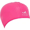 Шапочка для бассейна силиконовая на длинные волосы YINGFA C0061 (Розовый)
