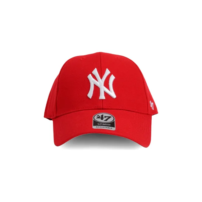 Кепка MVP 47 Brand YANKEES, YANKEES красный, серый OSFA
