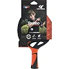 Ракетка для настольного тенниса Cornilleau TACTEO 50 OUTDOOR, черно-оранжевая.