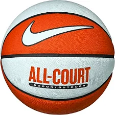 Баскетбольный мяч Nike EVERYDAY ALL COURT 8P DEFLATED ORANGE/BLACK size 7