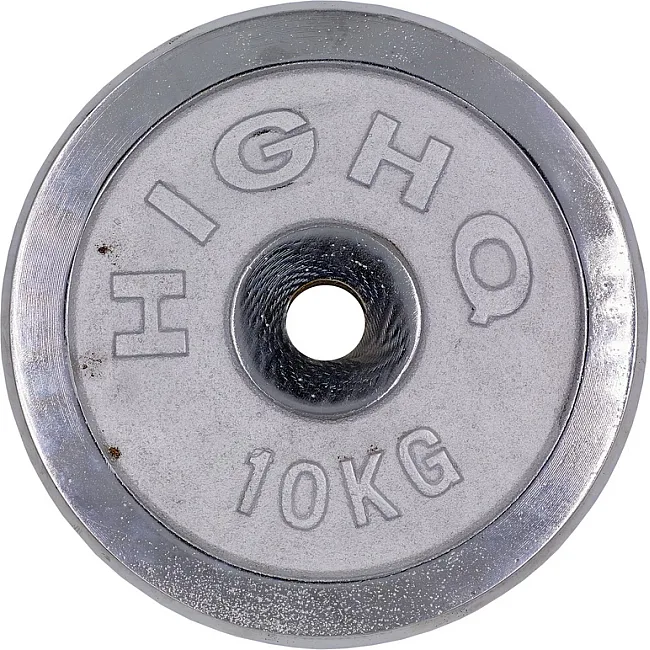 Блины диски хромированные HIGHQ SPORT TA-1454-10S 30мм 10кг хром