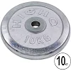 Блины диски хромированные HIGHQ SPORT TA-1454-10S 30мм 10кг хром