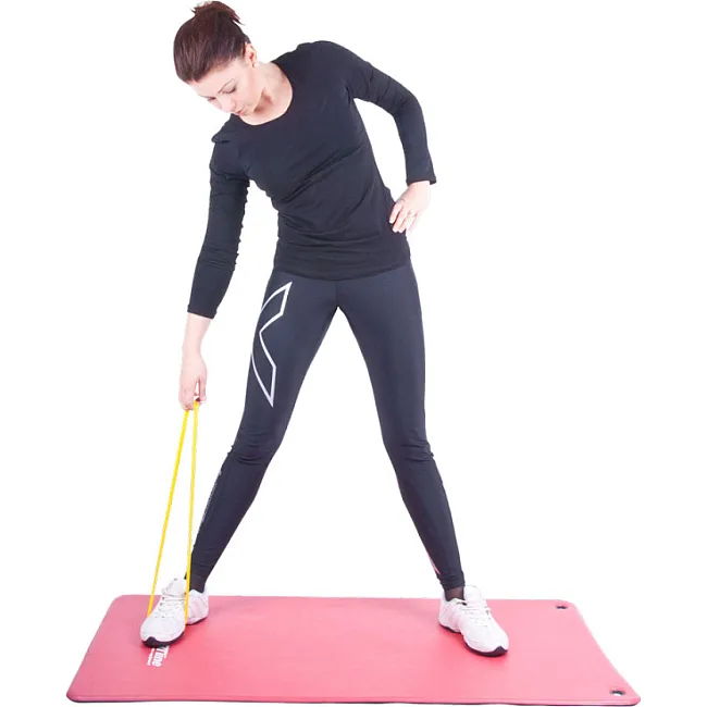 Лента-эспандер для упражнений inSPORTline Hangy Light 27,5 см желтая