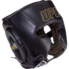 Шлем для бокса в мексиканском стиле кожаный UFC PRO Prem Lace Up UHK-75056