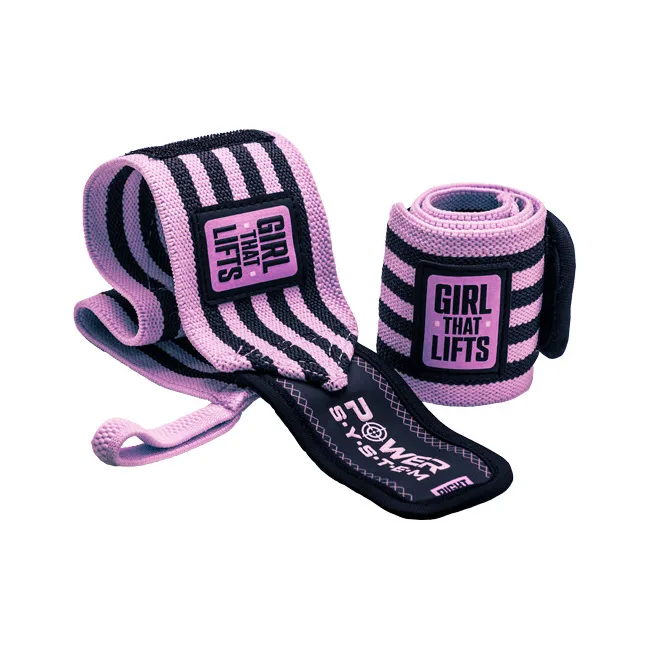 Бинты для запястий (кистовые бинты) Power System PS-3510 Wrist Wraps GTL Pink