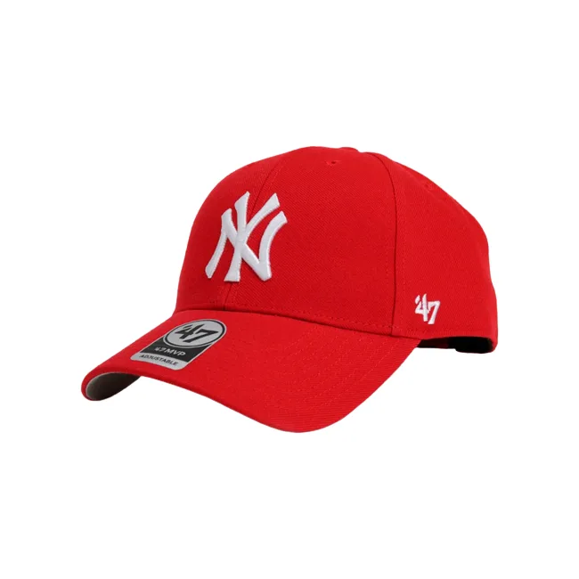 Кепка MVP 47 Brand YANKEES, YANKEES красный, серый OSFA