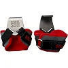 Крюки для тяги на запястье MadMax MFA-330 Lat Hooks Antic silver/Grey/Red