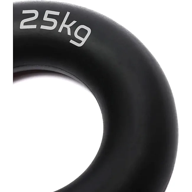Кистевой эспандер силиконовый POWERPLAY PP-4324 Hand Grip Ring Hard 25 кг. Черный