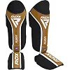 Защита голени и стопы RDX SHIN INSTEP AURA PLUS T-17 Black Golden