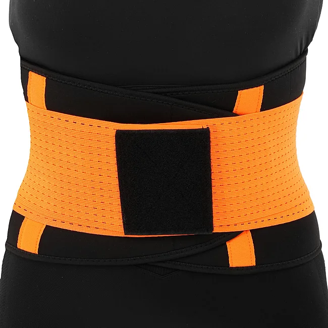 Распродажа! Пояс корсетный для спорта Экстрим Пауэр Белт (extreme power belt) Hot Shapers 6606-1 (Оранжевый)