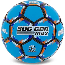 Футбольный мяч SOCCERMAX FB-6525 №5 PU (Голубой)