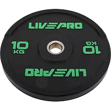 Бамперный диск резиновый LiveUp LP8331-10 ø50.5мм 10кг
