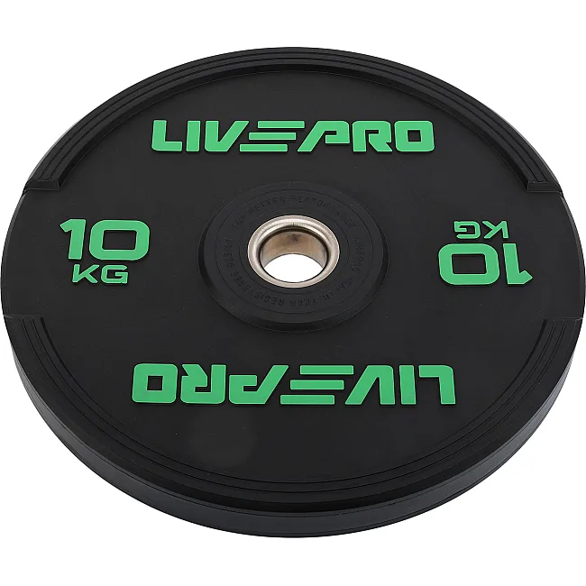 Бамперный диск резиновый

 LiveUp LP8331-10 ø50.5мм 10кг