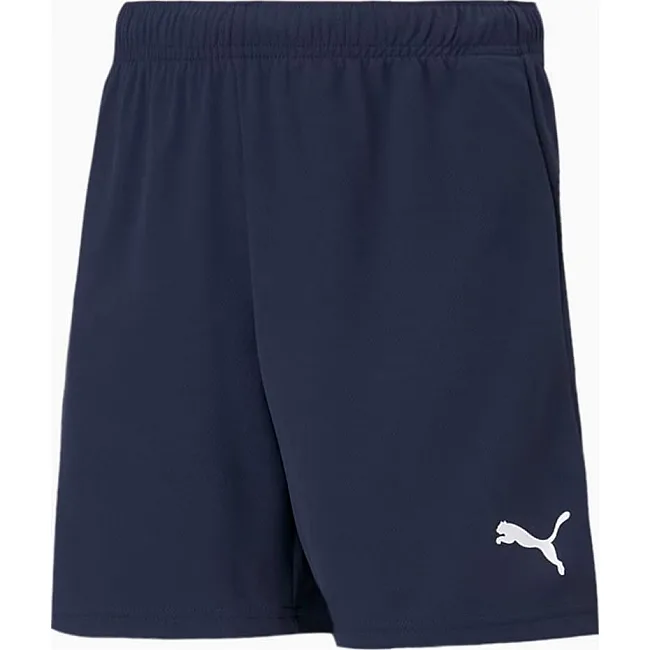 Детские шорты Puma teamRISE Short Jr темно-синий