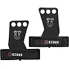 Гимнастические накладки перчатки для турника 3 HOLE CARBON HAND GRIPS EZOUS D-15 2шт (Черный)