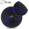 Набір для масажу та йоги PowerPlay PP_4096 (Ролик 33*14 + 2-ва мячі) Blue + резинка 7.5 кг.