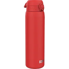 Бутылка для воды металлическая ION8 1200 мл. Stainless Steel, Red
