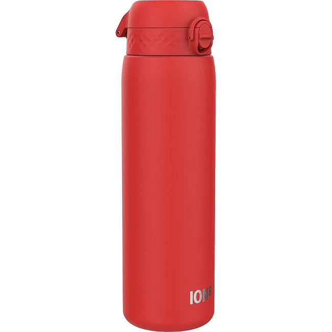 Бутылка для воды металлическая ION8 1200 мл. Stainless Steel, Red