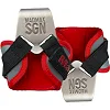 Крюки для тяги на запястье MadMax MFA-330 Lat Hooks Antic silver/Grey/Red
