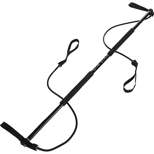 Палка гимнастическая с эспандерами Gym Stick для фитнеса SP-SPORT
 FI-4412 1,3м