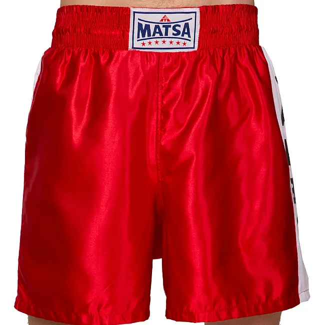 Шорты для самбо тренировочные MATSA MA-5311 140см-190см (Красный)