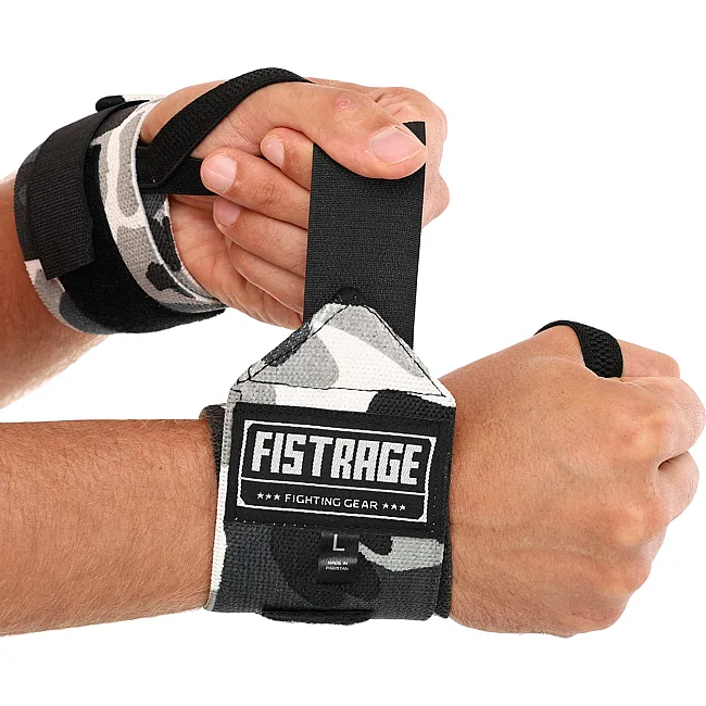Кистевые бинты для жима
 FISTRAGE VL-7740 2штуки (Камуфляж
)
