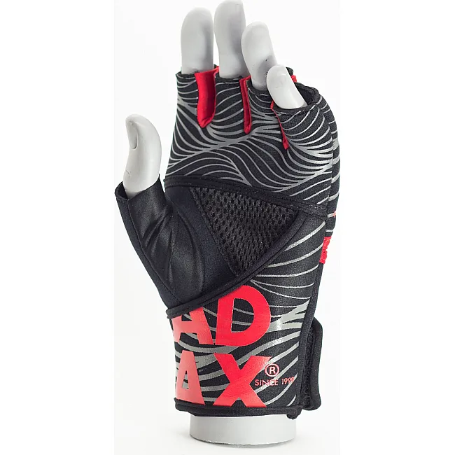 Перчатки (фитбокса или легких ударов по боксерской груше) MadMax MFG-906 MAXGEL Fighting Gloves Black/Red