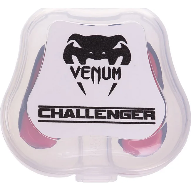 Капа для бокса двухслойная VENUM CHALLENGER VN61 (Черный-красный)