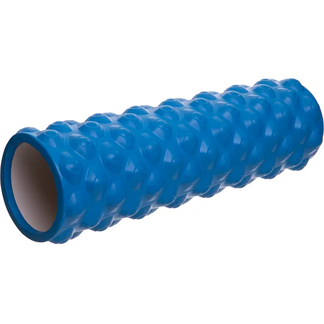 Ролер масажний циліндр (ролик мфр) 45см Bubble Roller SP-SPORT FI-6672-BUBBLE (Синій)
