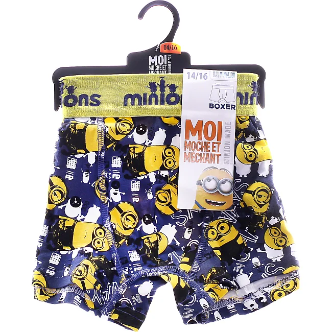 Трусы-боксеры MINIONS JAUNE-SALOPETTE+GUITARE арт.30890253-1