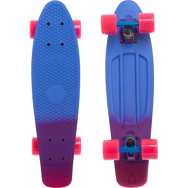 Пенни борд Penny Board круизер пластиковый RUBBER SOFT 22